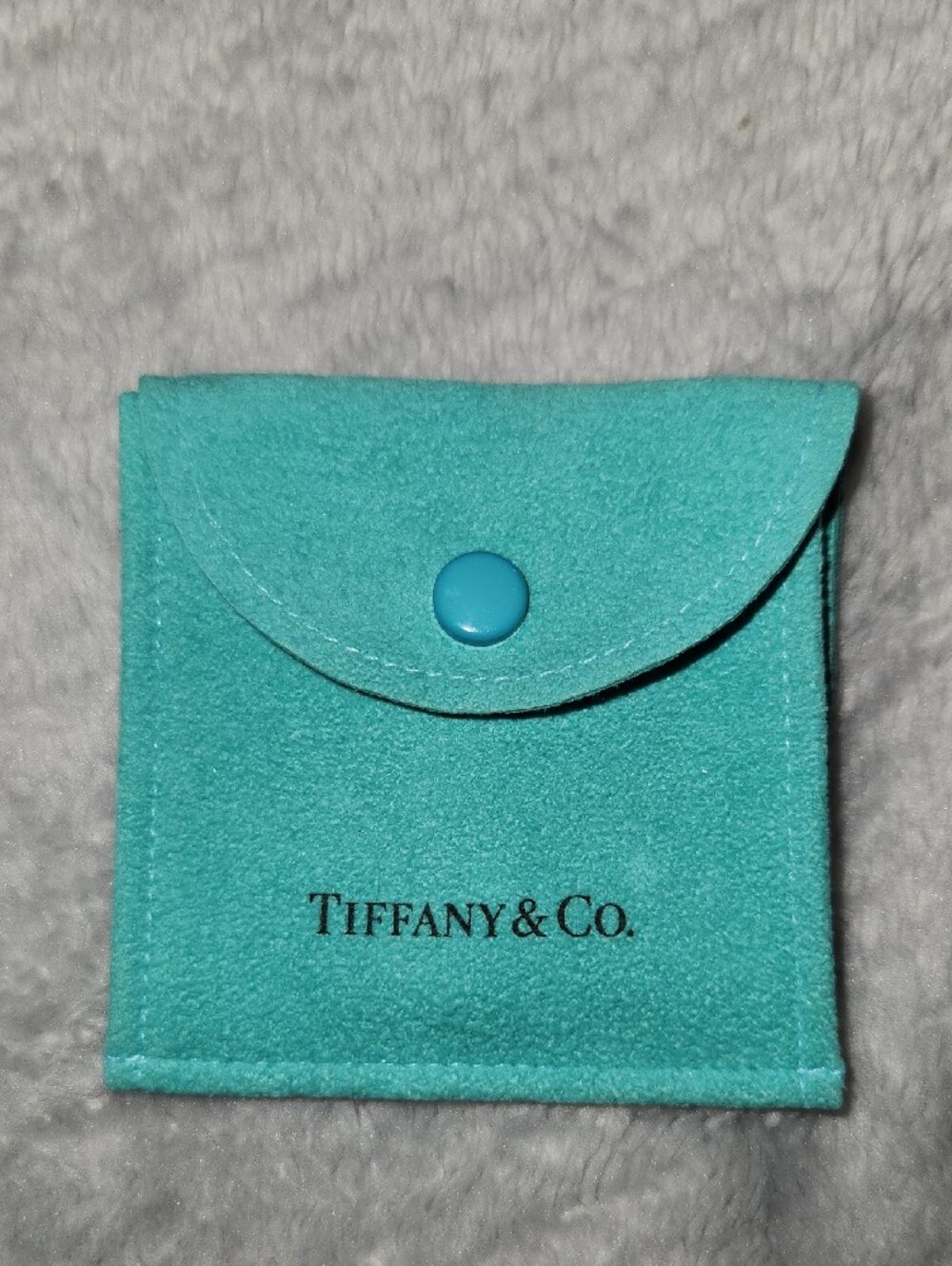Tiffany & Co. Silver Bean Pendant Necklace with Blue Box and Pouch - Picture 6 of 7
